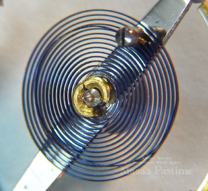 懐中時計 修理 ヒゲ玉製作