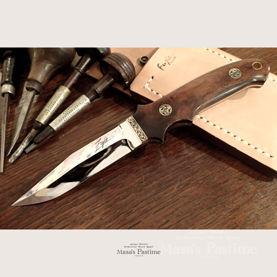 Knife Maker Fujie Kenji ナイフ エングレービング