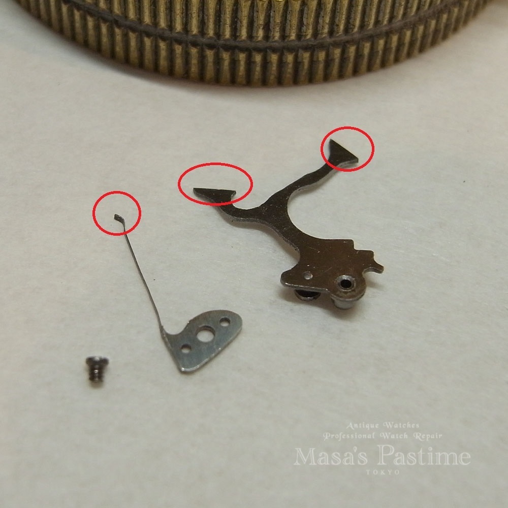 クロノグラフパーツ製作