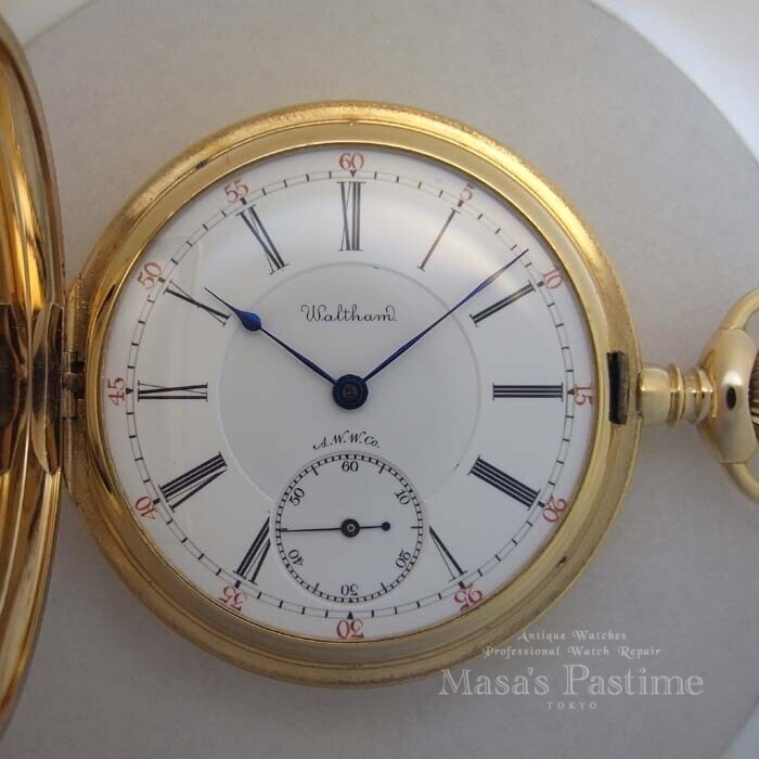 ウォルサム リバーサイド マキシマ ’88モデル 懐中時計