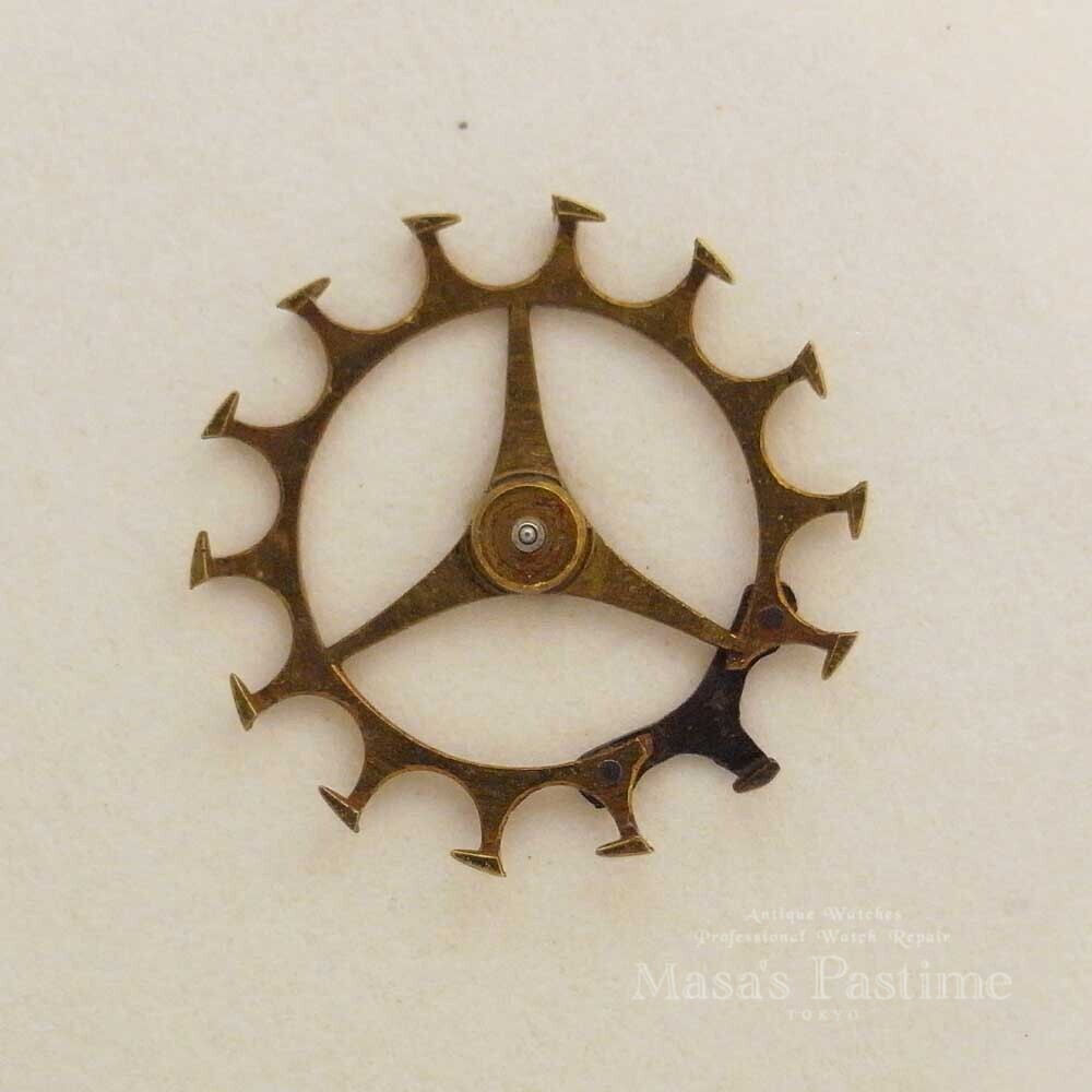 シリンダー脱進機ガンギ車製作