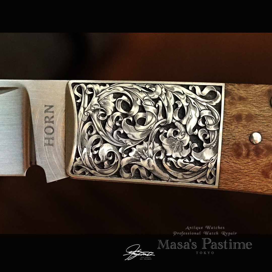 Jess Horn　ジェス・ホーン　FBK　ナイフ　エングレービング