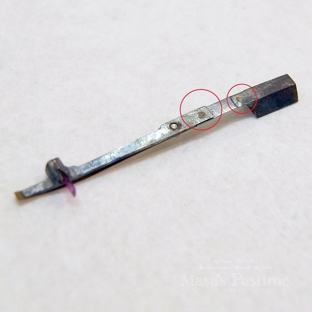 クロノメーター スプリングディテント 時計部品製作