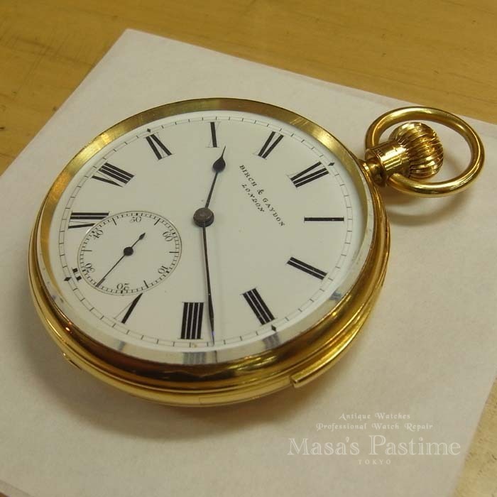 イギリス　ミニッツリピーター　懐中時計