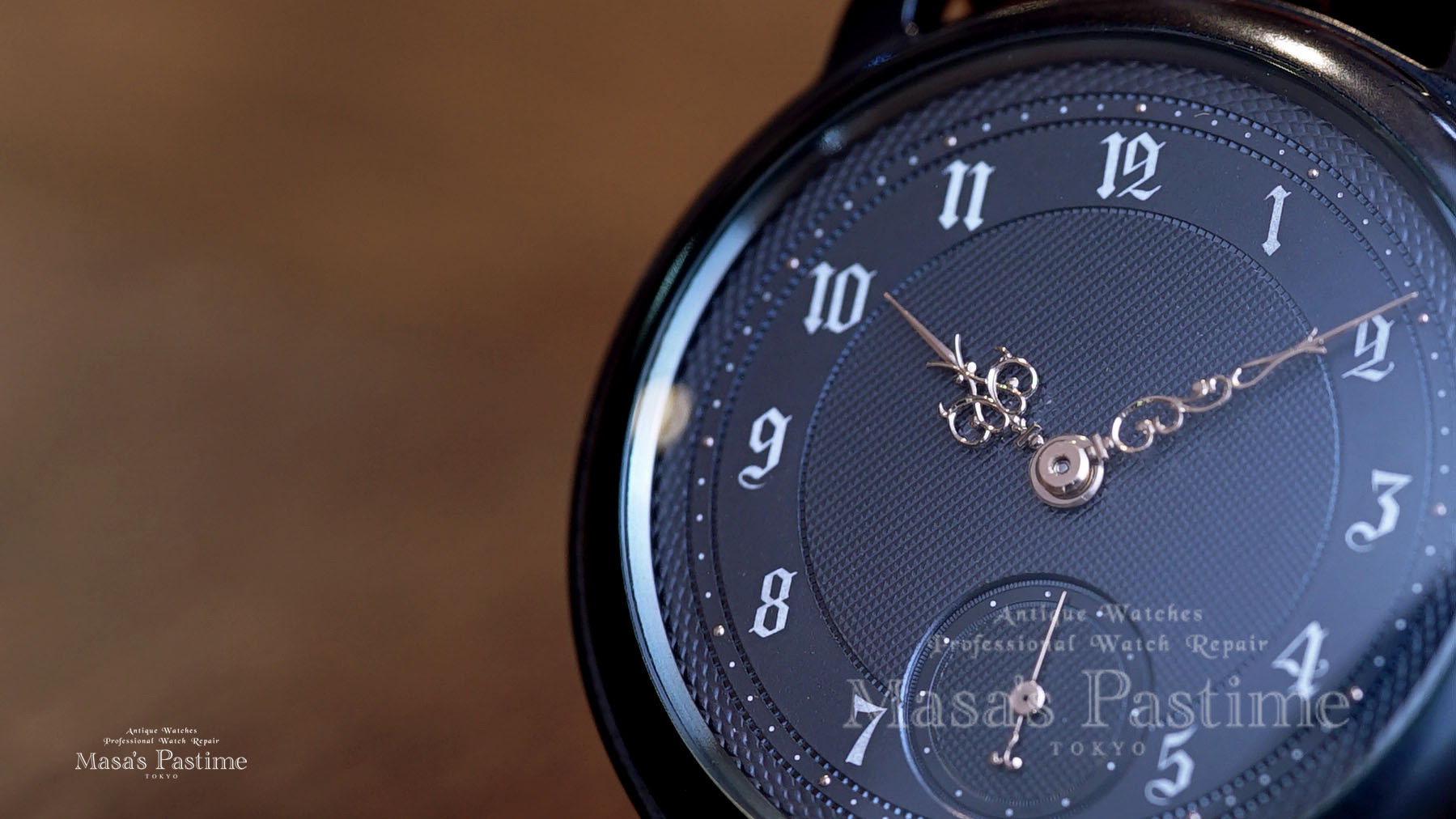 赤銅(黒染め)　ギョーシェダイアル　製作