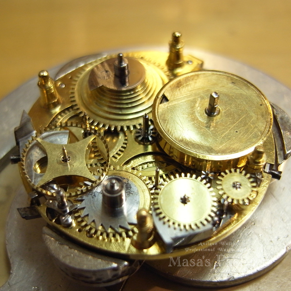 バージ　リピーター　輪列