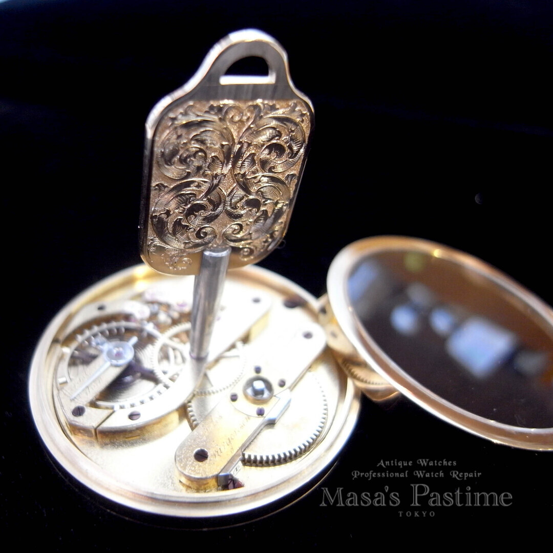 オーダーメイド 18金無垢 懐中時計の鍵