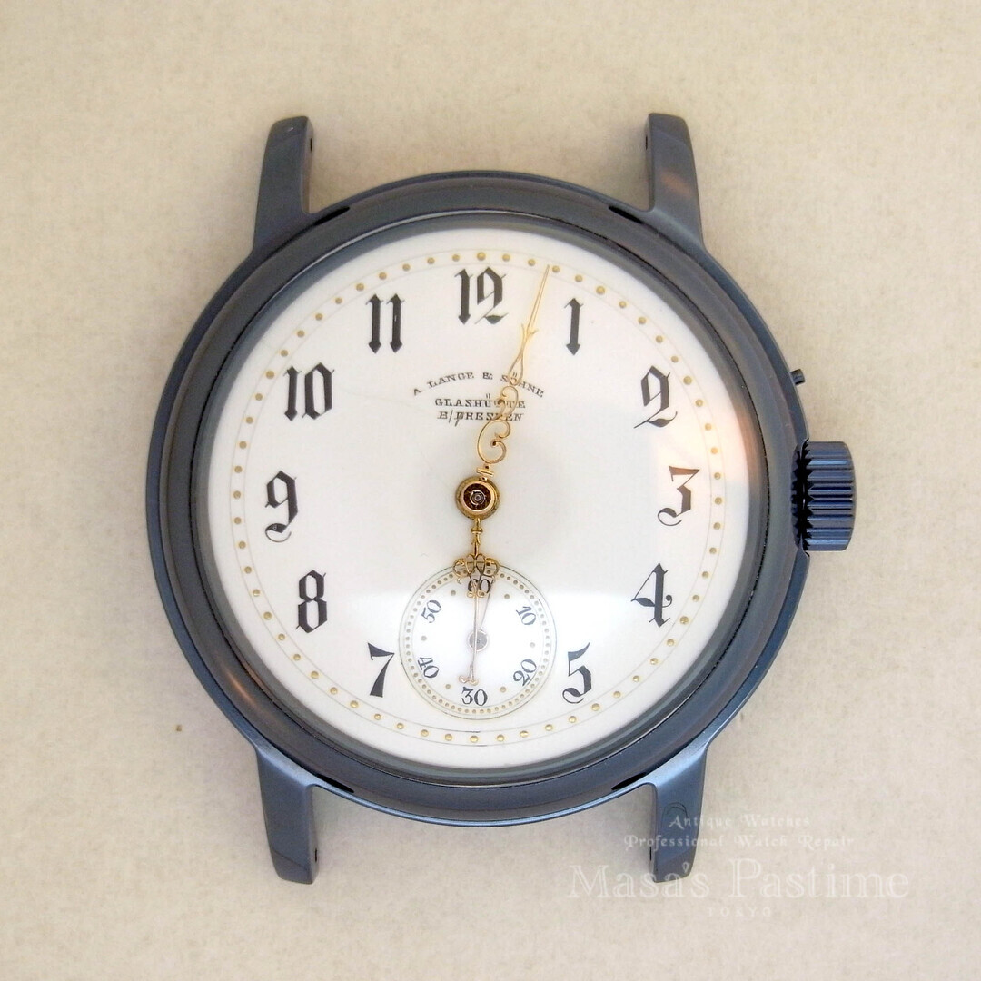 A.Lange&Sohne 小型 カスタム腕時計 赤銅ケース製作