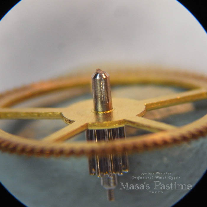 4番車秒軸 入れホゾ