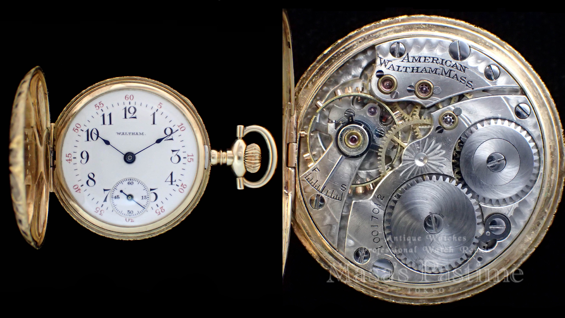 ウォルサム　アメリカ　懐中時計