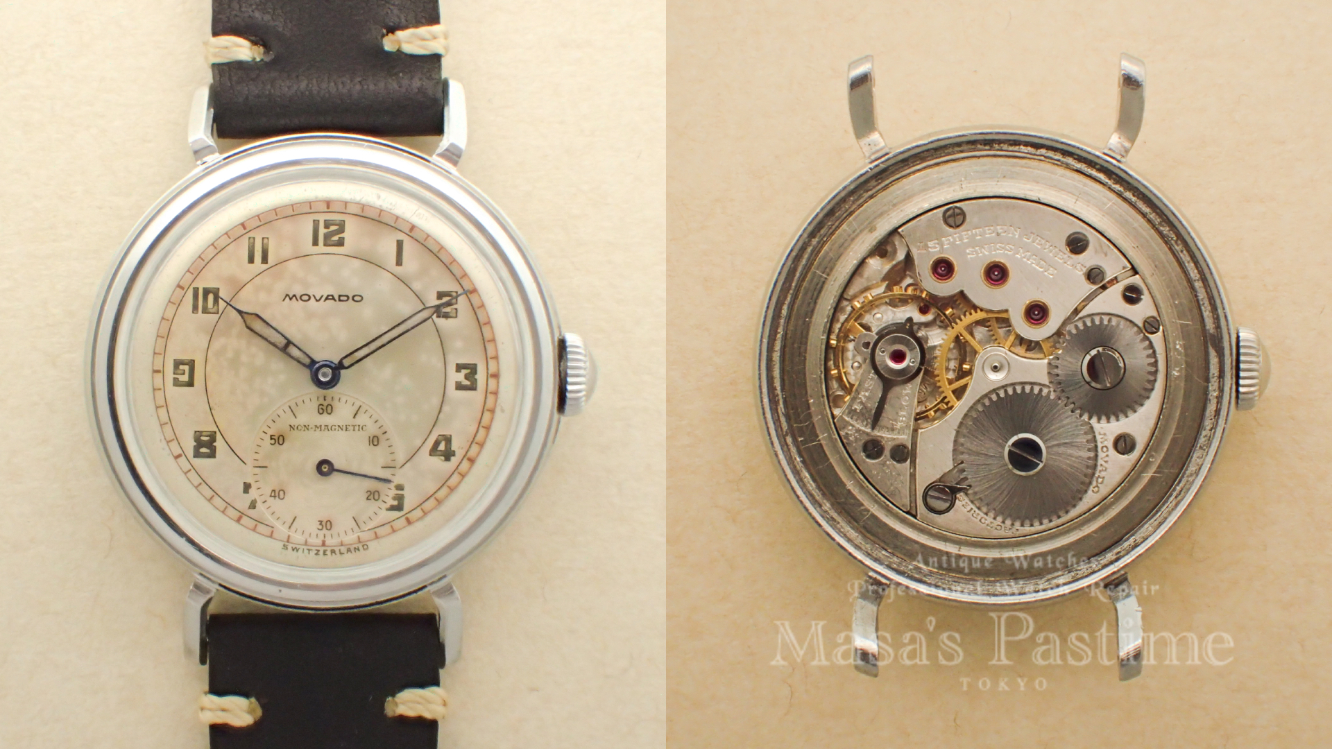 Cal.150MN　モバード　スイス　腕時計