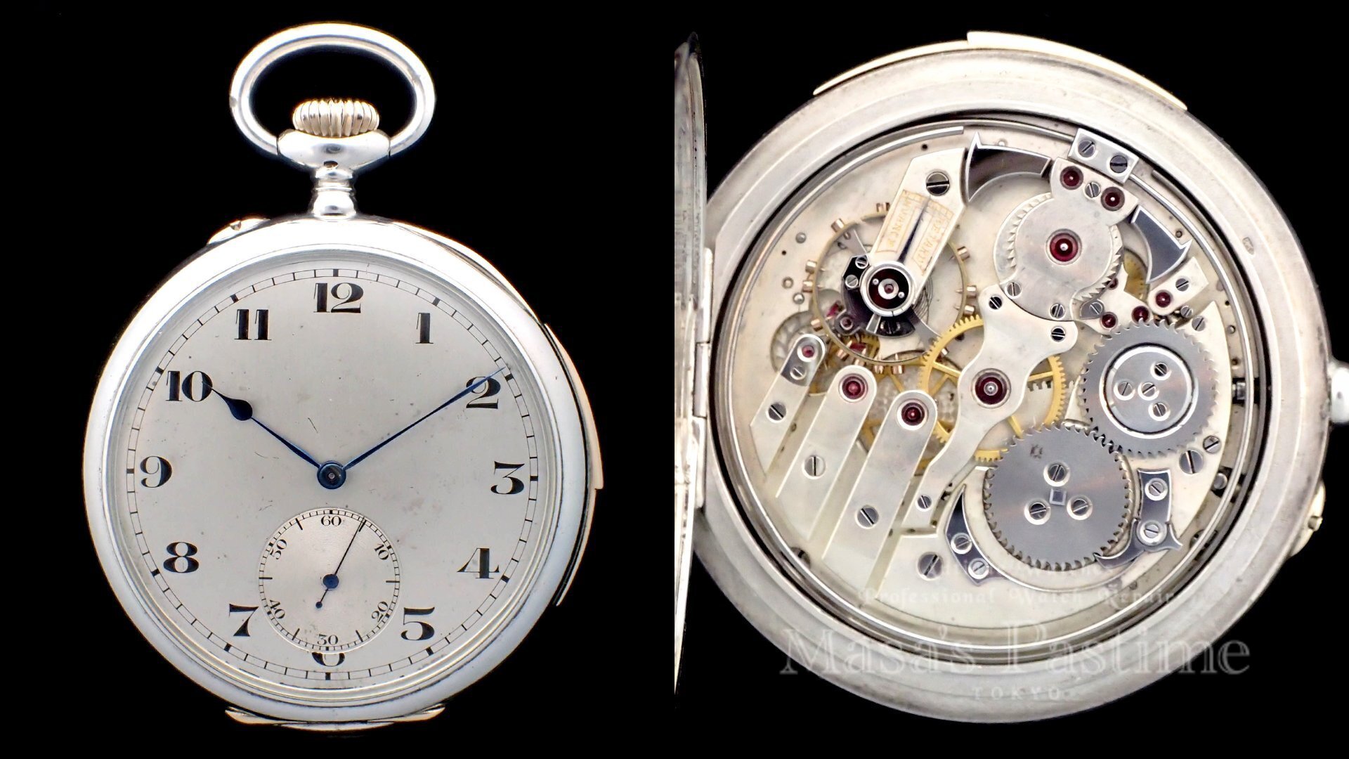 クォーターリピーター　スイス　懐中時計