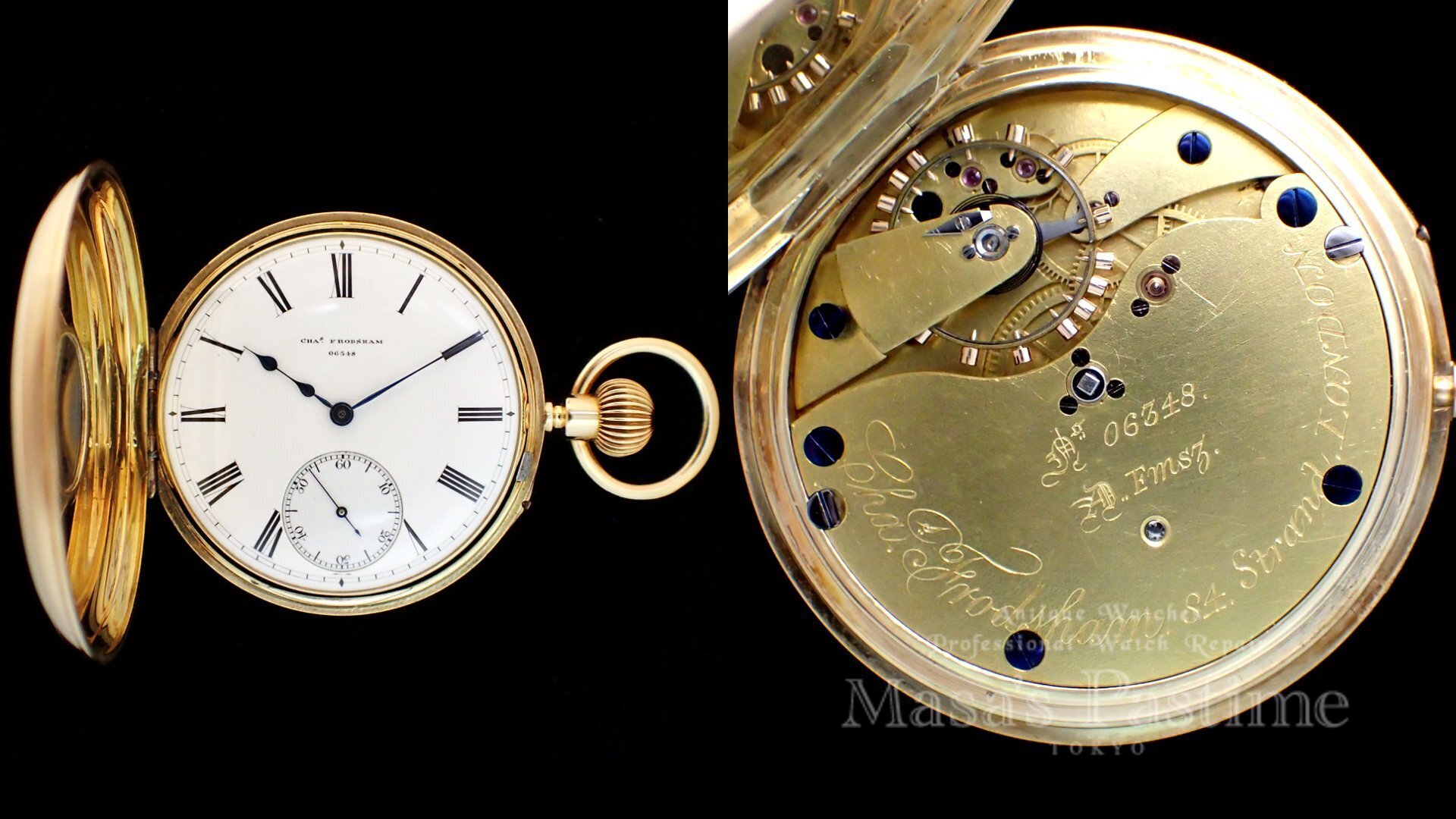 フロッシャム フリースプラング イギリス　懐中時計