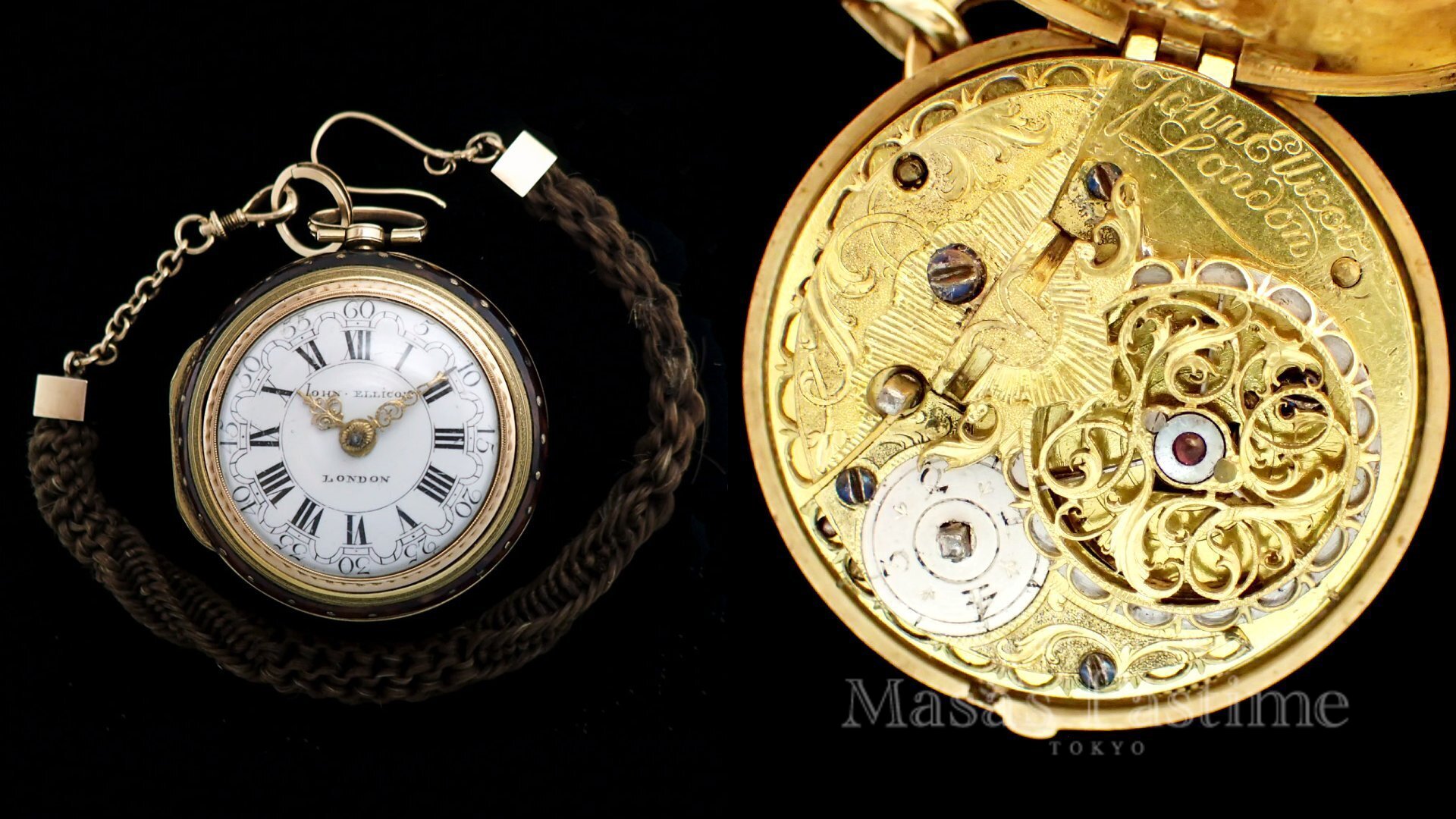 バージ　フュジー　イギリス　 懐中時計