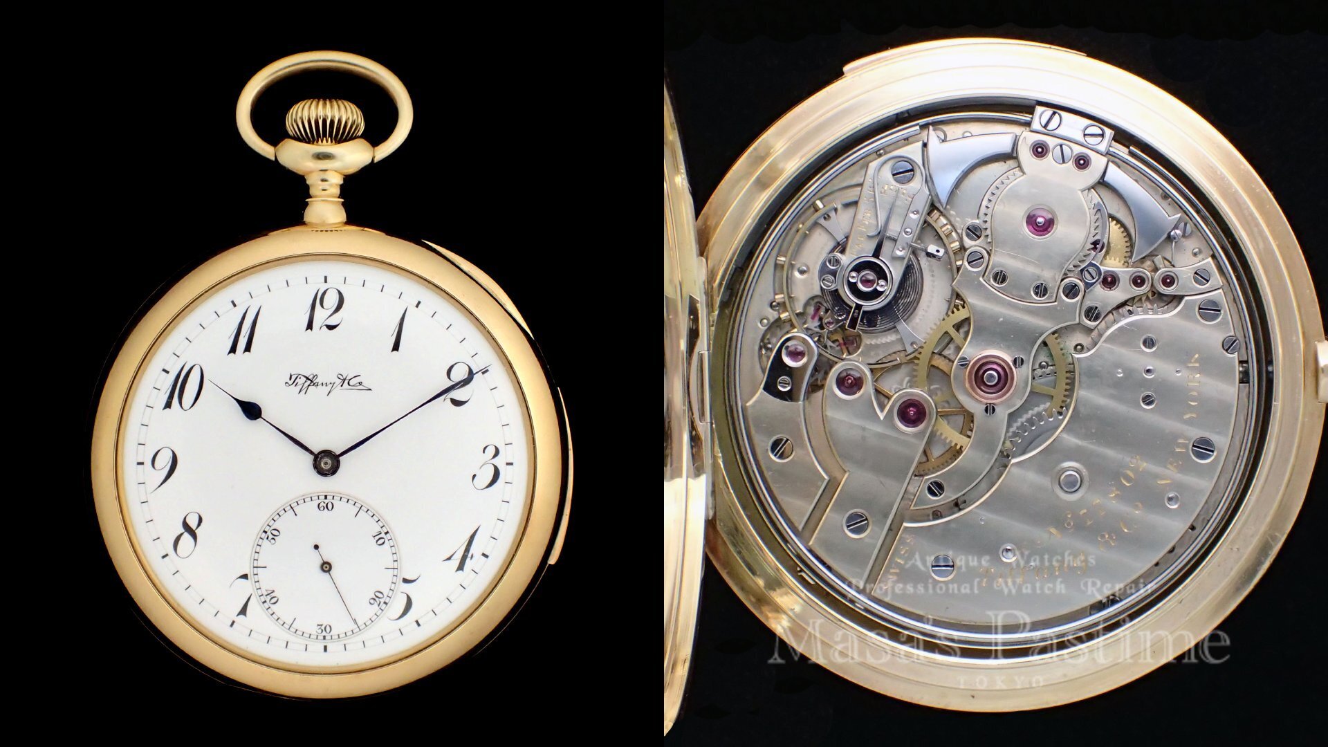 ティファニー ミニッツリピーター スイス 懐中時計
