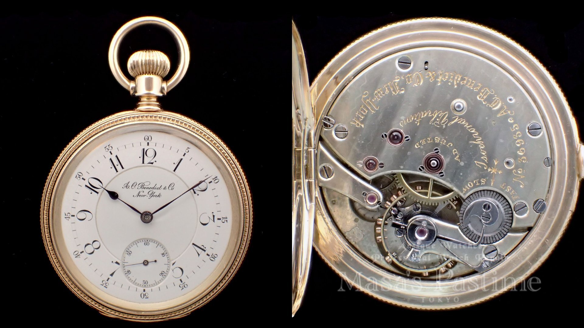A.C.Benedict&Co.銘　 バドレー 　スイス　懐中時計
