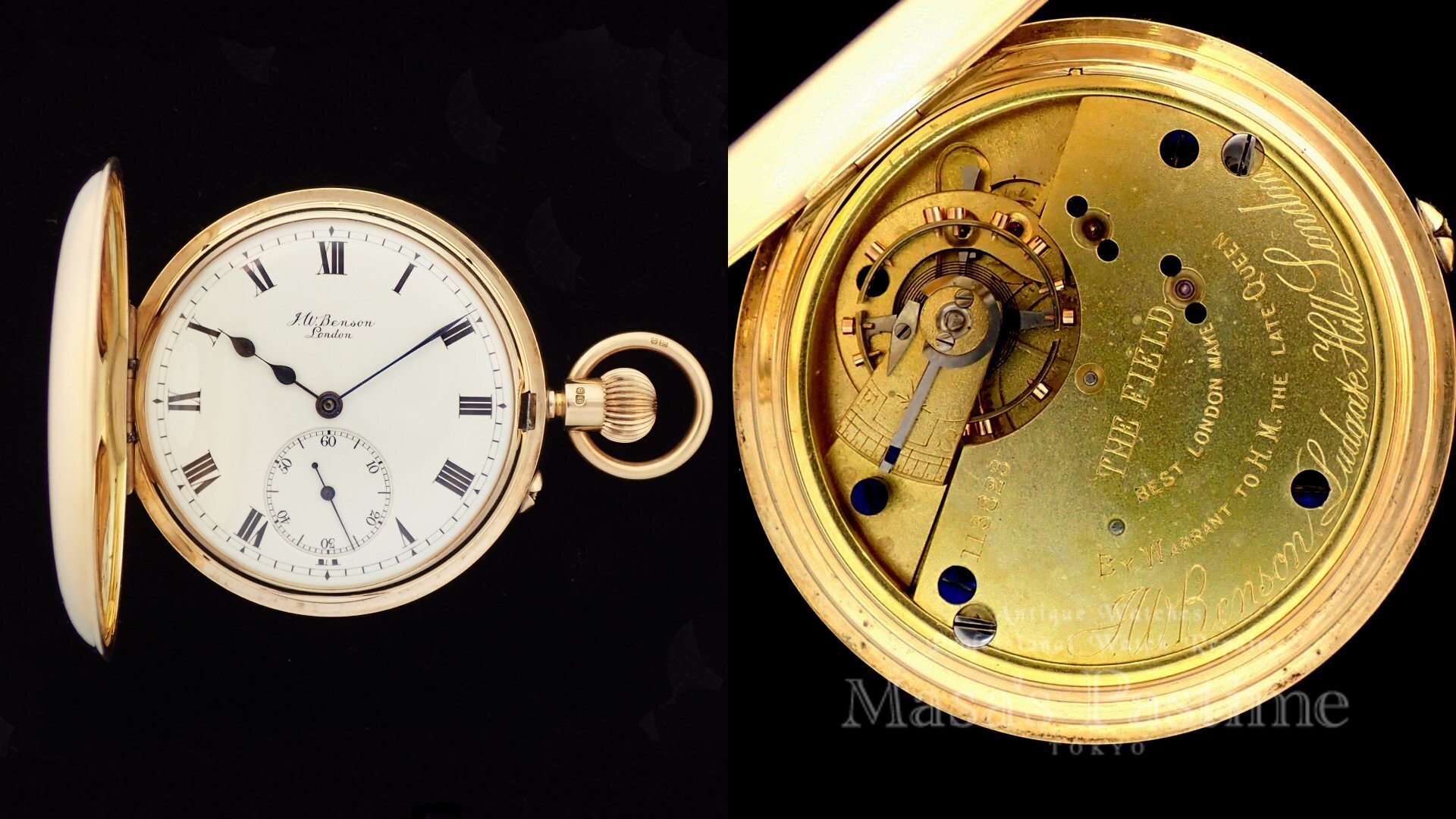 ベンソン イギリス 懐中時計