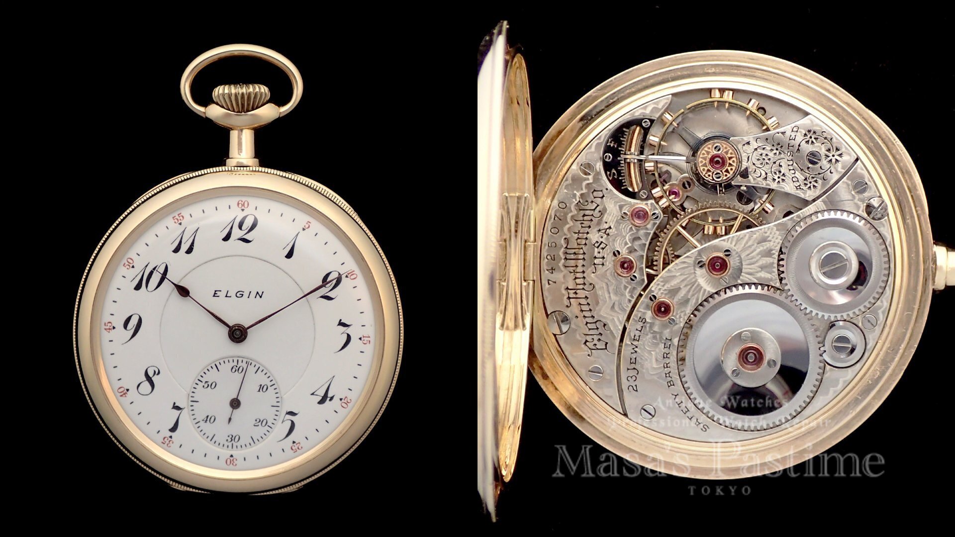 G194 エルジン アメリカ 懐中時計