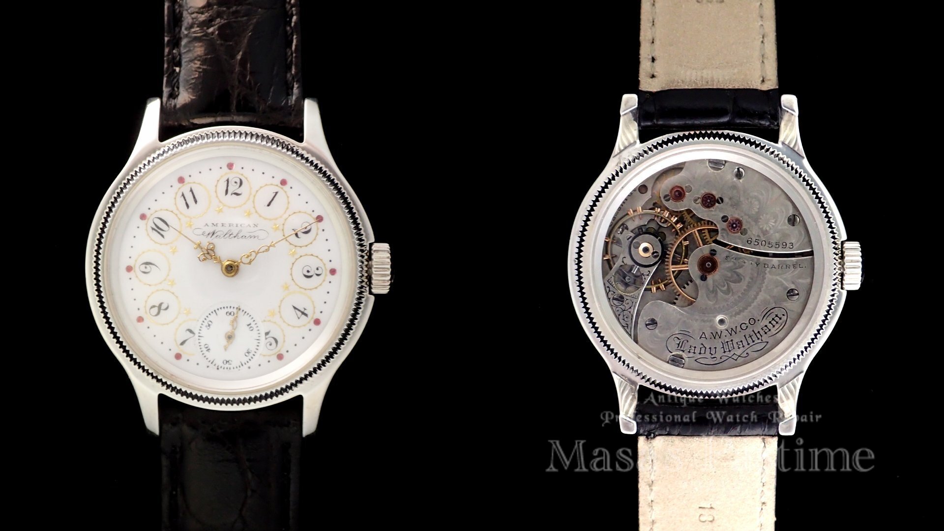 ウォルサム カラーダイアル カスタム腕時計