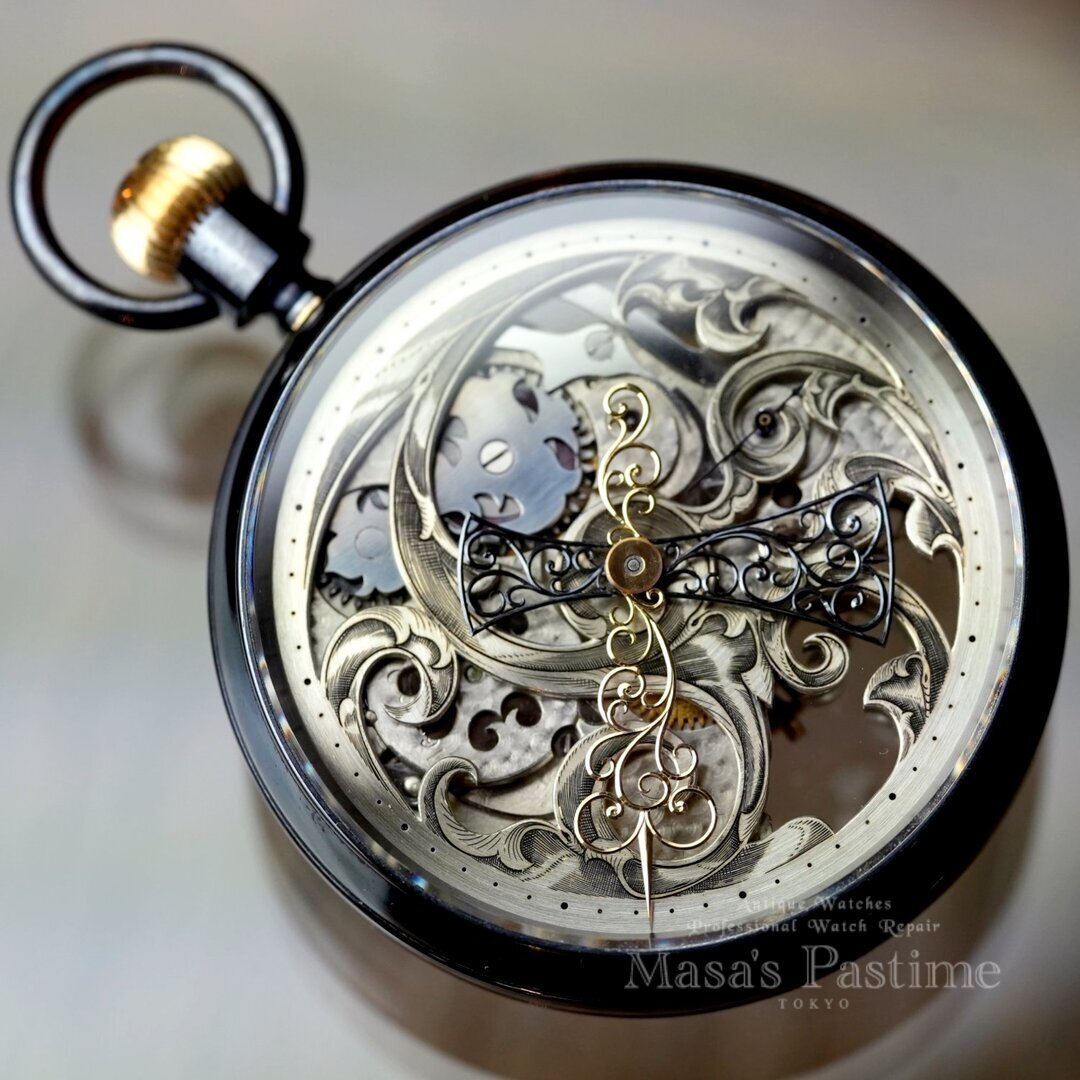 赤銅ケース 針製作 カスタム懐中時計